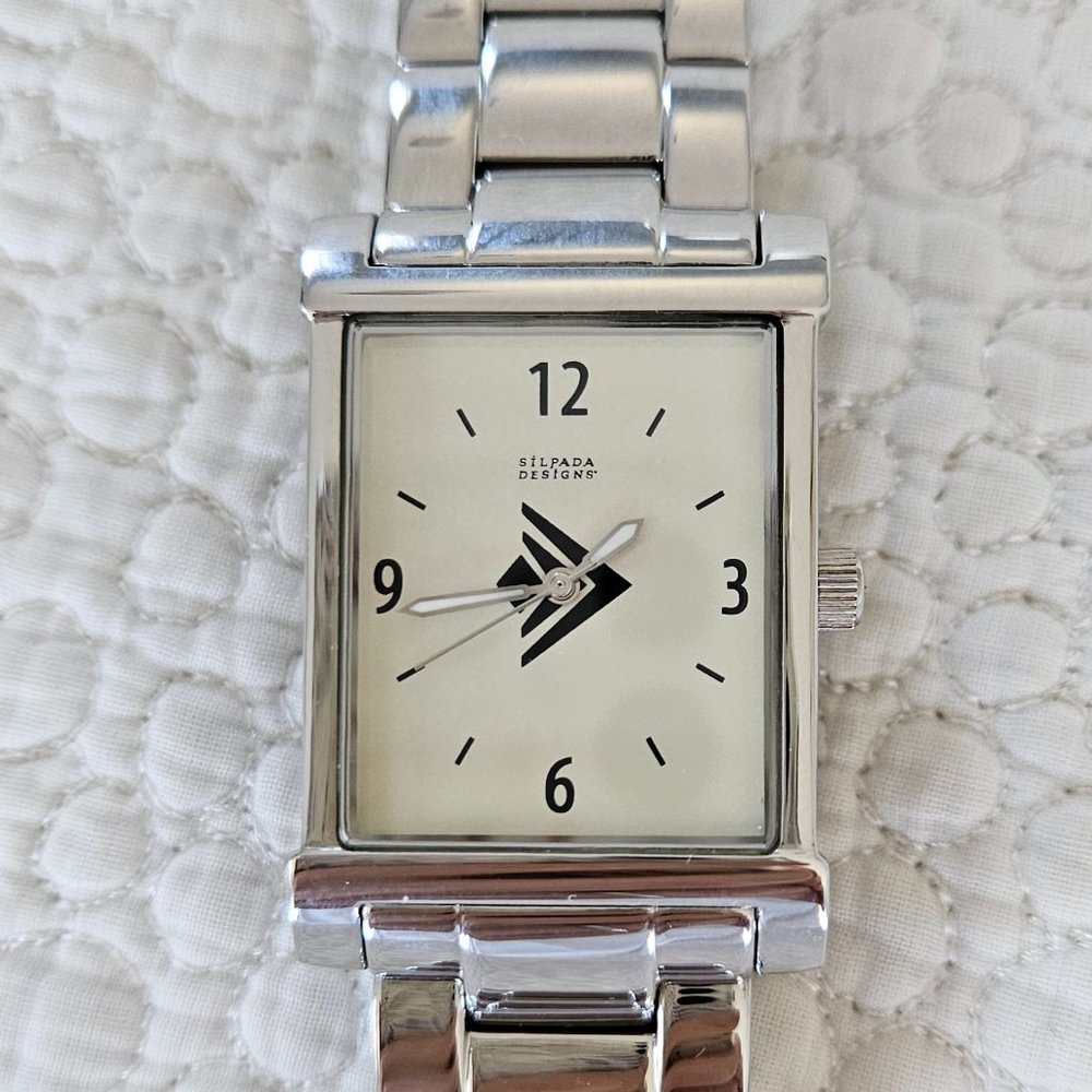 Silpada stainless steel bracelet watch NEW